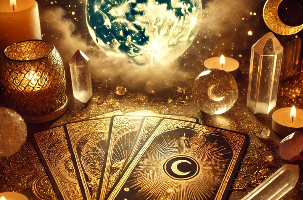 Prédictions astrologiques pleine lune janvier 2025 Golden Universal Tarot