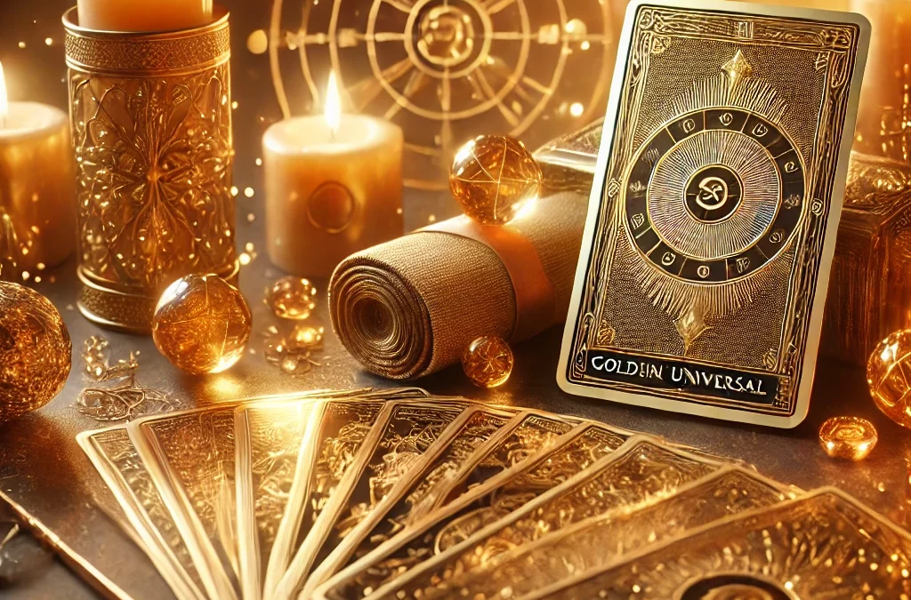 Signes astrologiques succès 2025 Golden Universal Tarot