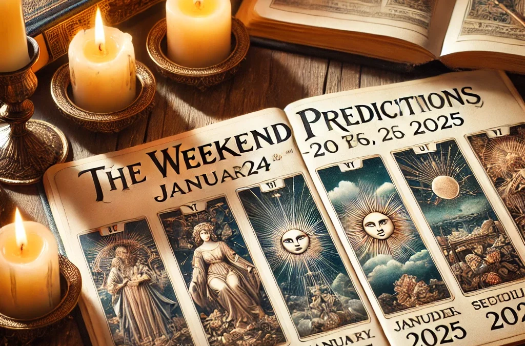 Prédictions astrologiques week-end 24-26 janvier 2025 Tarot de Marseille