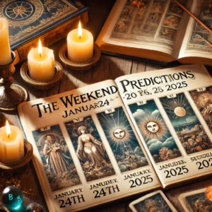 Prédictions astrologiques week-end 24-26 janvier 2025 Tarot de Marseille