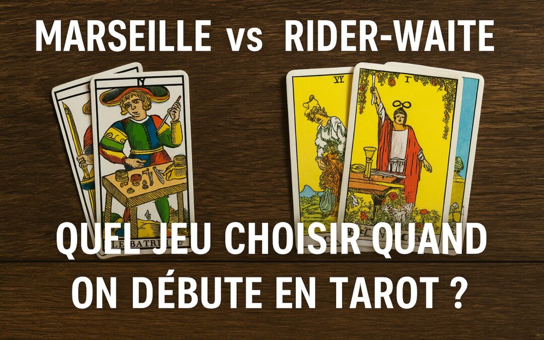 difference tarot de marseille rider waite debutant