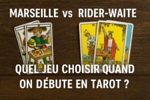 difference tarot de marseille rider waite debutant